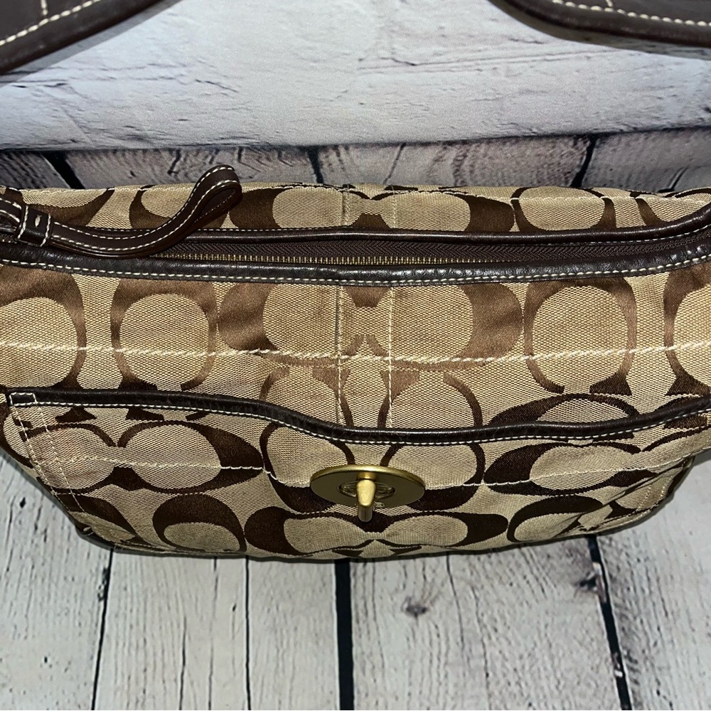 Vintage Y2K Coach Signature Large Hobo Bag - Picture 10 of 17